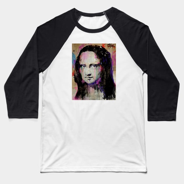 Hey Mona Baseball T-Shirt by Loui Jover 